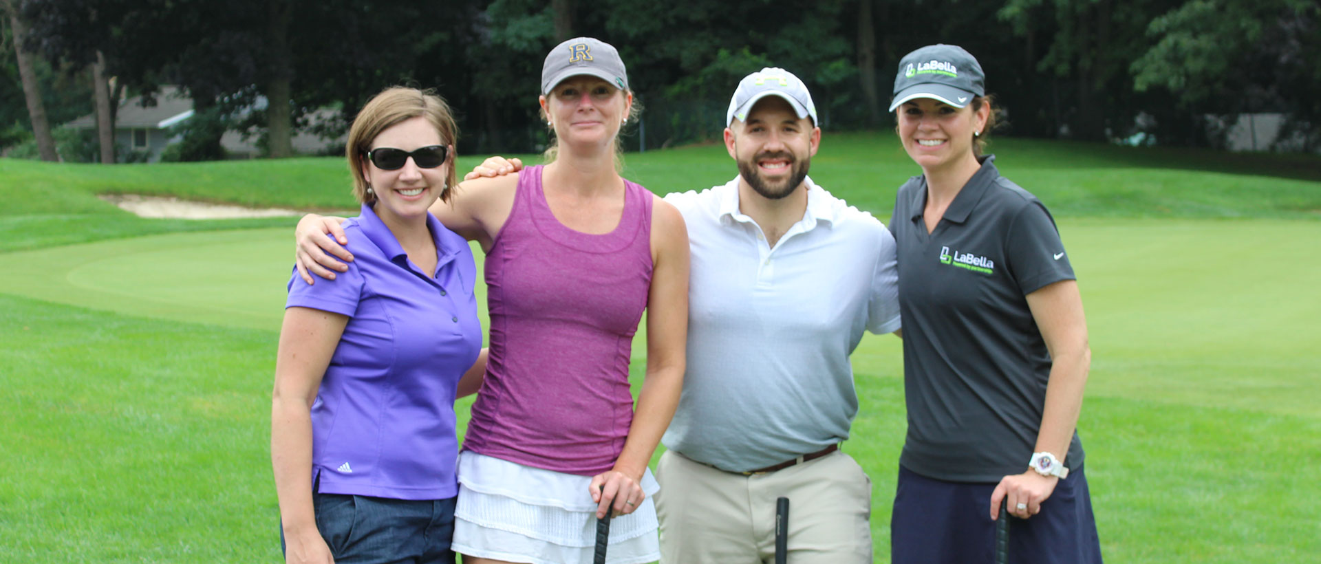 Rotary members at special event