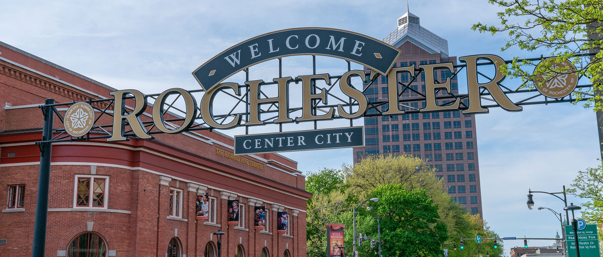 Welcome to Rochester Center City sign