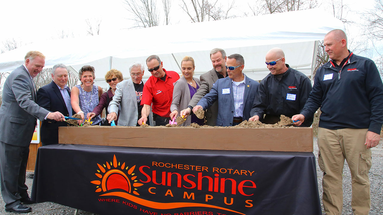 Groundbreaking on Fully Accessible Playground