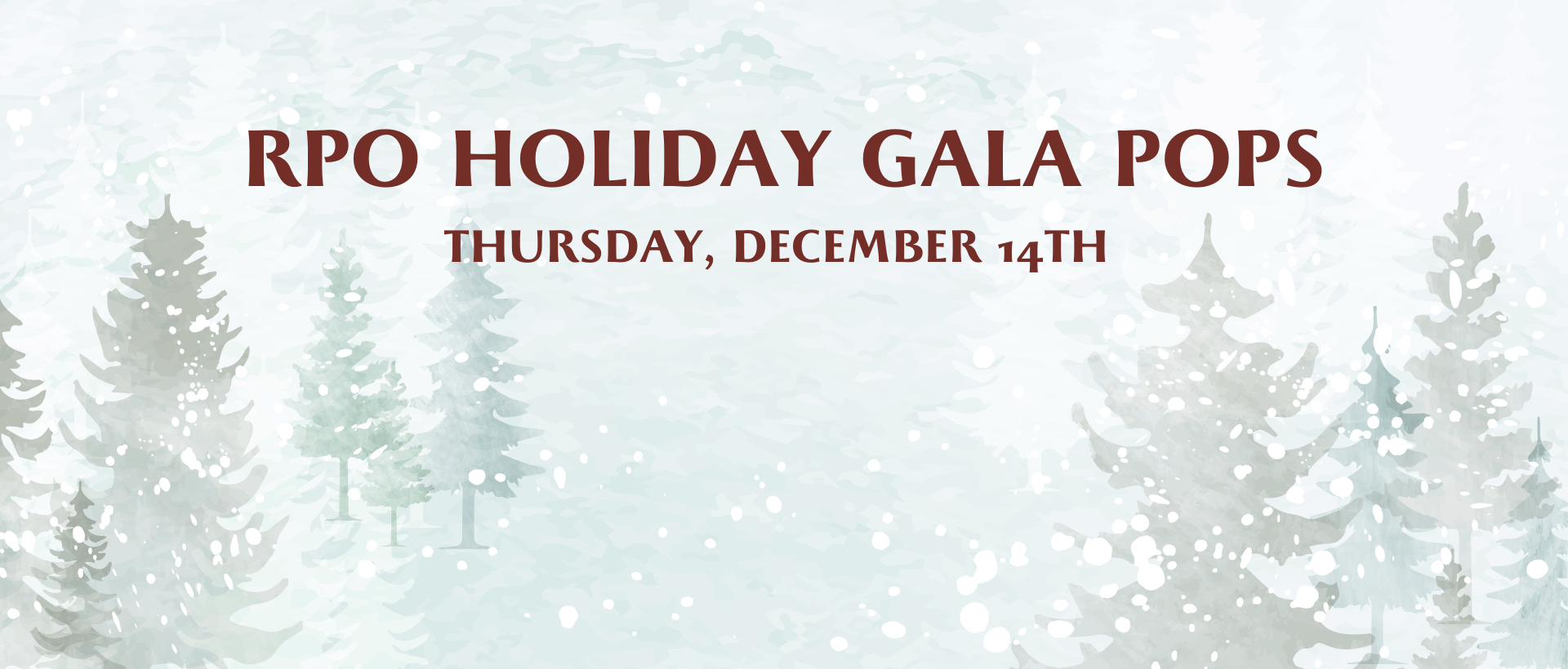 RPO Holiday Gala Pops Rochester Rotary